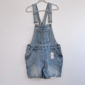 Light wash Judy Blue overalls